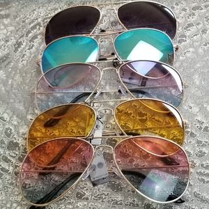 Ombre Aviator Sunglasses